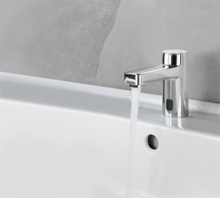 Электронный смеситель для раковины Kludi Zenta хром 3810005